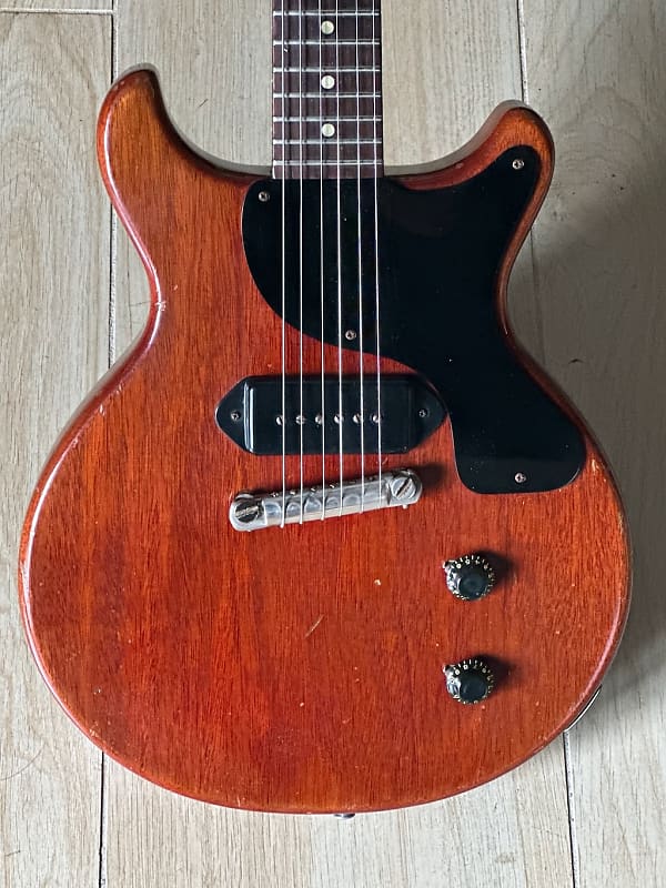 Gibson Les Paul Junior 1959 - a very cool patinated Cherry Red Jr. w/a nice fat neck w/no issues. image 1
