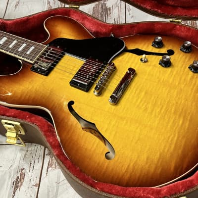 Gibson ES-335 Figured 2023 Iced Tea New Unplayed Auth Dlr 8lb 8oz #075 image 4