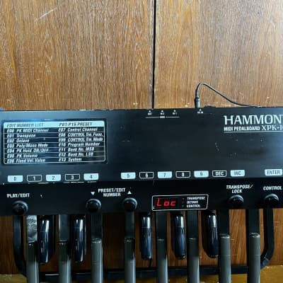 Hammond XPK-100 13-note MIDI Pedal Board for XK-2 xpk100 w/ power 