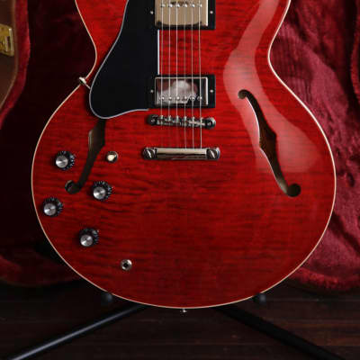 Gibson ES-335 Figured Sixties Cherry Semi-Hollow Electric Guitar Left Handed for sale