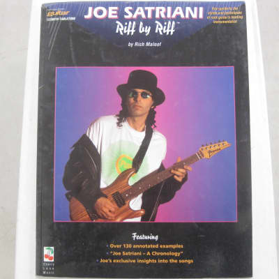 Joe Satriani Riff by Riff Sheet Music Song Book Guitar Tab Tablature for sale