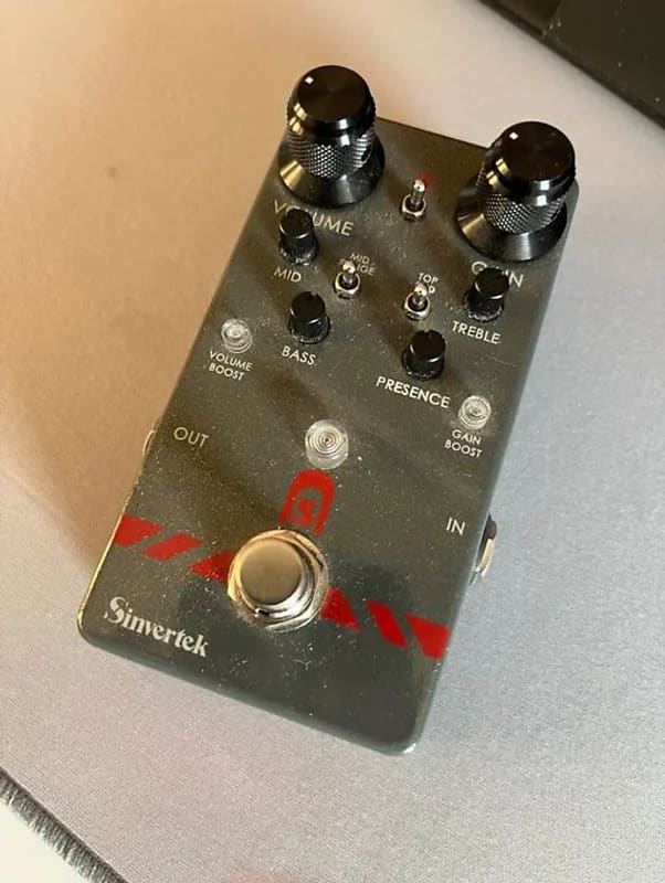 Sinvertek Drive N5-Tube Amp OD Channel with 2 Optional Gain Level & Standard Tone Shaping Network image 1
