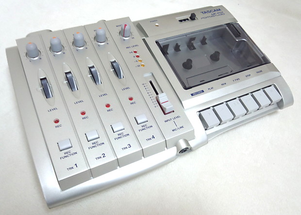 Tascam MF-P01 Portastudio 4 Track Cassette Recorder | Reverb