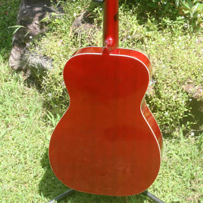 Yasuma Newance MODEL No.1600H 000 size guitar 1973 Sunburst image 9