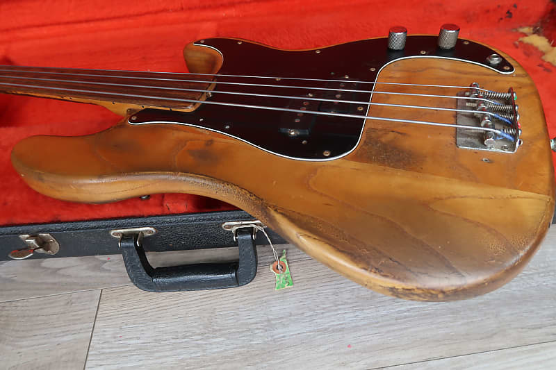 Fender  Precision  1976 Fretless Rosewood fingerboard USA Vintage bass w/ case image 1