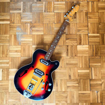 Impossible to find! Galanti 2V hollow body guitar (Italy, 1960s)! Set up by professional luthier! image 6