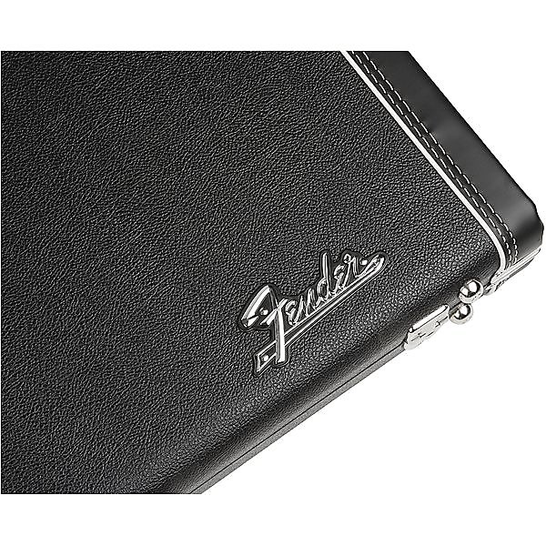 Fender G&G Deluxe Strat/Tele Hardshell Case, Left-Handed, Black with Orange Plush Interior 2016 image 4