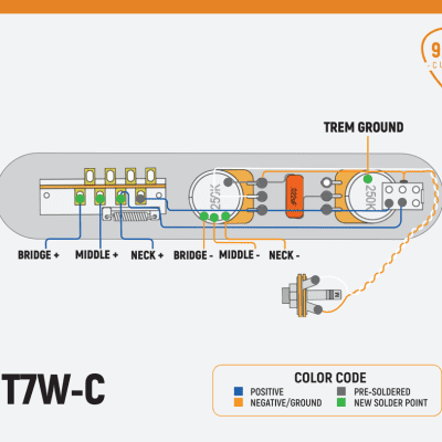 920D Custom Telecaster® 7-Way Control Plate Upgrade image 5