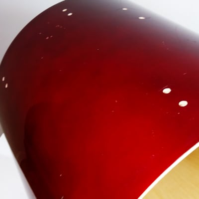 16" x 16" Floor Tom Shell / Cherry Red Lacquer Finish image 9
