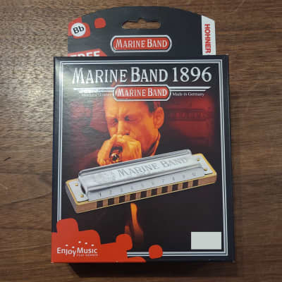 Hohner Marine Band Series Marine Band 1896 Harmonica Key of B Flat image 1