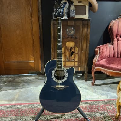 1989 Ovation Collectors series model 1989-8 Blue | Reverb