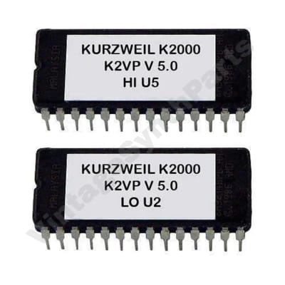 Kurzweil k2vx Setup EPROMS v5 for K2000 K2000r K-2000 K-2000R eprom os sampler