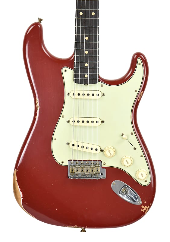2018 Fender Custom Shop 1961 Stratocaster Relic in Cimarron Red image 1