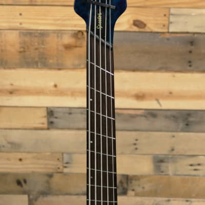 Spector  NS Dimension 5-String Bass Black & Blue w/ Gigbag image 6