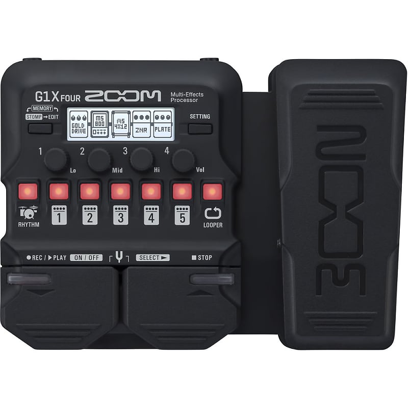 Zoom G1X Four Guitar Effects Processor (Built-In Expression
