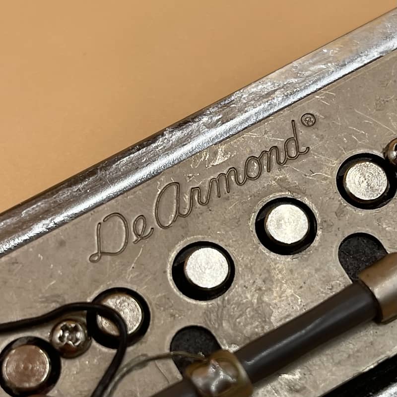 1990s DeArmond 2K DynaSonic White & Chrome by Fender USA For Gretsch  Single-Coil Vintage Reissue Pickup #4