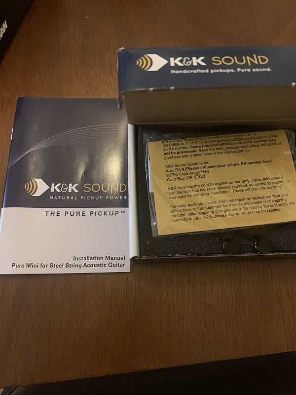 K&K Sound Pure Mini Acoustic Guitar Pickup Reverb