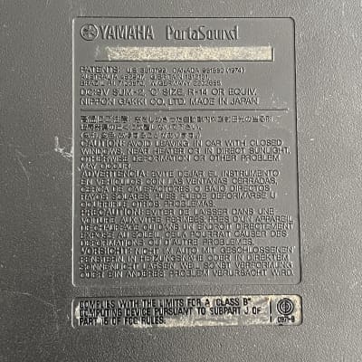 Yamaha PSS-260 Portasound Keyboard Piano Vintage Made in Japan image 3
