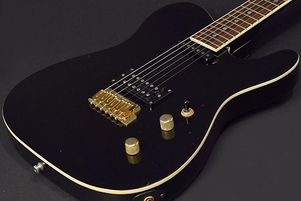 FERNANDES TEJ-55G Black Telecaster ship from JAPAN #fe76