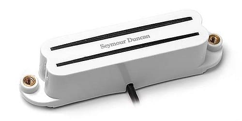 Seymour Duncan 11205-02-W Hot Rails Bridge Pickup for Strat White SHR-1b image 1