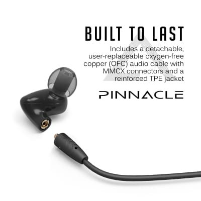 MEE audio Pinnacle P2 High Fidelity Audiophile in-Ear Headphones with Detachable Cables image 5