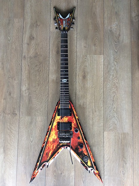 Dean Dimebag Razorback V255 Explosion