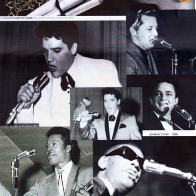 Vintage 1950's Electro-Voice 664 Cardioid Dynamic Microphone mod LED lamp light 666 7676 image 2