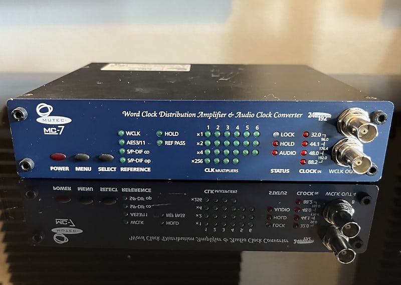 Mutec MC7 Word Clock Distribution Amplifier & Audio Clock Reverb