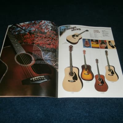 Vintage 1982/1983 Ibanez Acoustic Guitars Catalog! Artwood, Floral, Ragtime! image 4