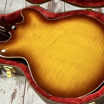 Gibson ES-335 Figured 2023 Iced Tea New Unplayed Auth Dlr 8lb 8oz #075 image 11