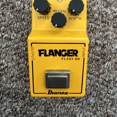 Ibanez FL-301DX Flanger 1980s - Yellow image 4