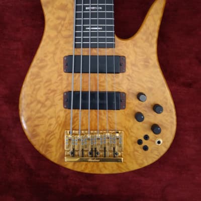 Fodera Imperial Quilted Maple/Ebony image 4