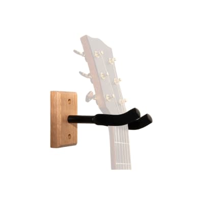 Quik Lok GSW-001 Guitar Wall Hanger with Wood Base image 2