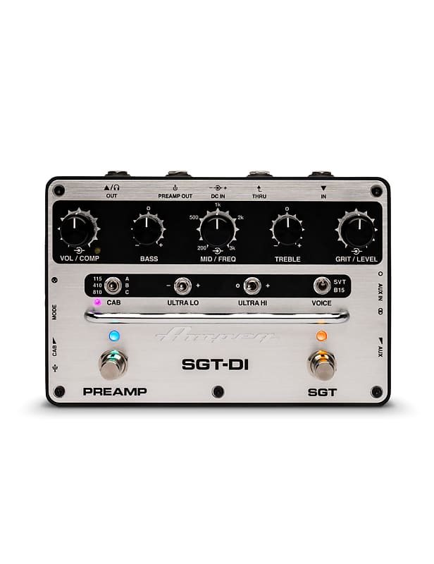 Ampeg SGT-DI Preamp and DI Stompbox image 1