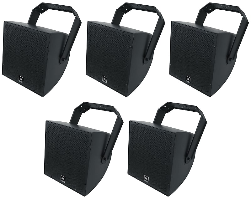 (5) JBL AWC129-BK 12" Black Indoor/Outdoor Surface Mount Commercial Speakers image 1