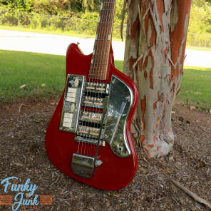 ~Holy Grail~ 1962 Teisco SS-4L "Hound Dog Taylor" Guitar - Ry Cooder - Silvertone Guyatone Japan MIJ image 2