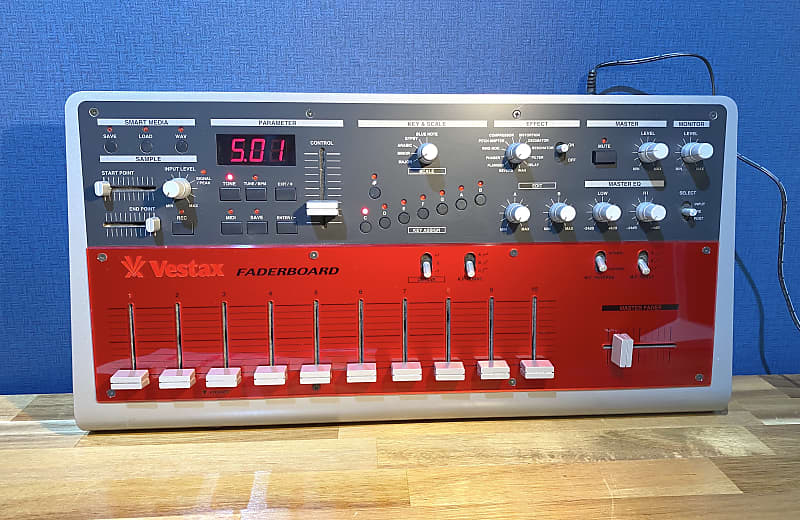 [Very Rare] Vestax Faderboard Sampler / Synthesizer Excellent Condition