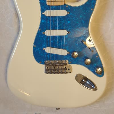 Squier by Fender Stratocaster Electric Guitar w/Fender Lace Sensors & EMG SPC - Made In Japan - 1980s image 2
