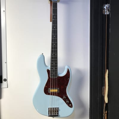 Fender Jazz Bass Gold Foil 2023 - Daphne Blue image 2