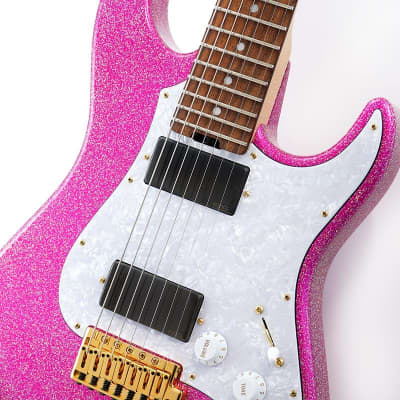ESP SNAPPER-7 Ohmura Custom [Takayoshi Ohmura Model] (Twinkle Pink) -Made in Japan- image 4