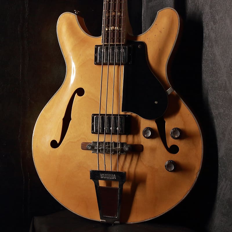 YAMAHA SA-75 Natural　1970s　vintage Yamaha SA-75 Semi-Acoustic Bass Natural 1973 | Reverb