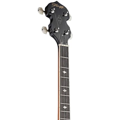 Stagg Model BJM30 4DL - 4-String Closed Back Deluxe Bluegrass Banjo - NEW image 2