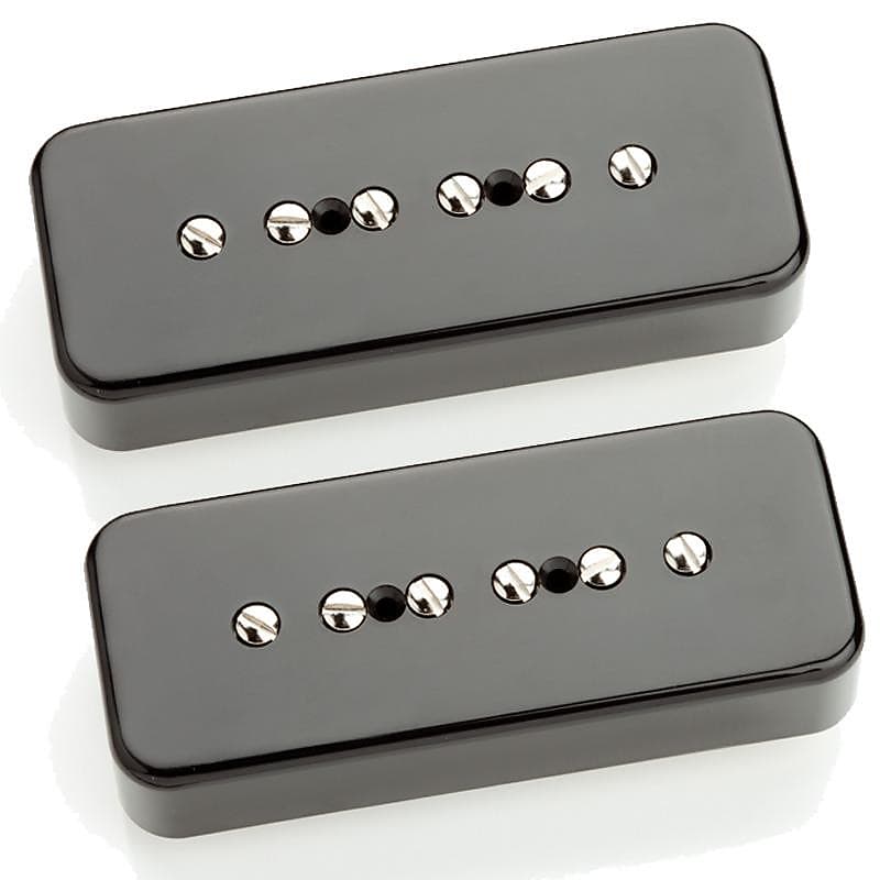 Mojotone '56 Quiet Coil P-90 Soapbar Pickup set - black | Reverb