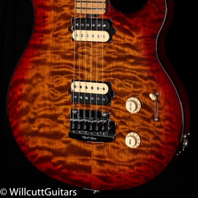 Ernie Ball Music Man Axis Super Sport Roasted Amber Quilt (593) for sale