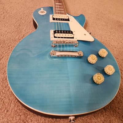 Epiphone les paul traditional pro outlet iii pelham blue