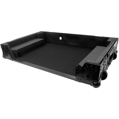 ProX Flight Case For RANE ONE DJ Controller with 1U Rack and Wheels - Black/Black image 5