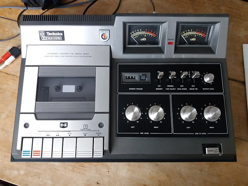 Technics Stereo Cassette Deck RS-640US Recorder Mixer 4-Track | Reverb