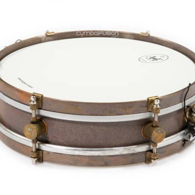 A&F Drum Co. Rude Boy 3x12 Snare - Raw Brass image 3