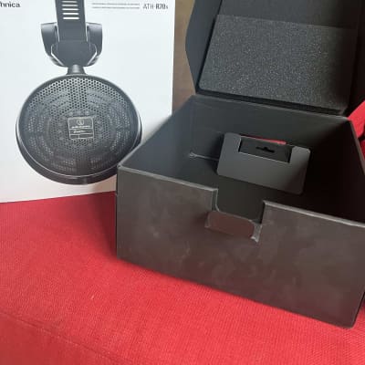 Audio-Technica ATH-R70X Open-Back On-Ear Reference Monitor Headphones Black image 2