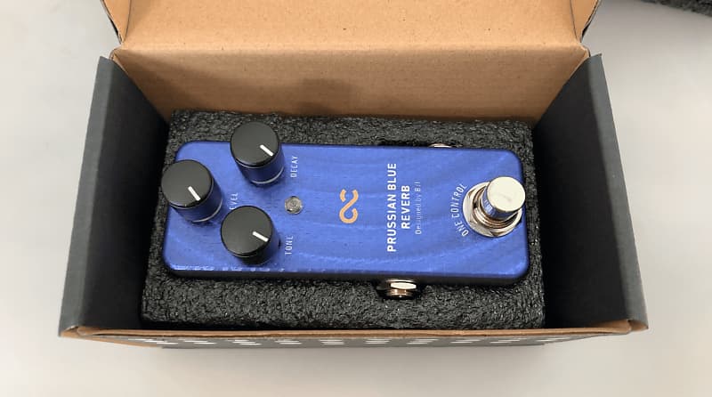 One Control Prussian Blue Reverb Pedal